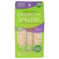 FRIENDLY GRAINS Churro Puffed Crunchy Rollers Standup Pouch Churros - 0.433 Ounce - 6 Count