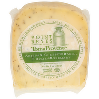 POINT REYES Sweet Milk, Butter And Herbs Salted With An Herbal Finish Semi-Hard, Italian-Style Table Cheese Wedge Ew Creamy, Notes Of Classic Toma Accentuated By Savory Rich De Provence - 6 Ounce
