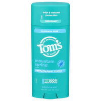 TOM's Of Maine Deodorant Stk Mntn Sprng - 3.25 Ounce
