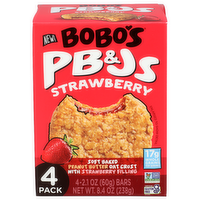 BOBO'S Strawberry Pb&js Jam, Pack Of 4 - 2.1 Ounce - 4 Count