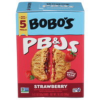 BOBO's Pb&js Strawberry Jam - 2.1 Ounce - 5 Count