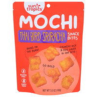 Sun Tropics Thai Bird Sriracha Gluten FREE. Dairy Mochi Snack Bites Rice Nugget - 3.5 Ounce