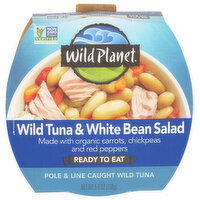 Wild Planet Ready To Eat Tuna White Bean Salad - 5.6 Ounce