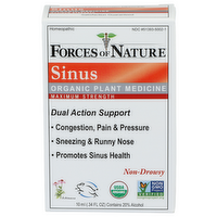 Forces Of Nature Sinus Organic Plant Medicine - 10 ml