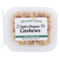 NATURE's Eats Salt & Pepper Cashews - 6 Ounce
