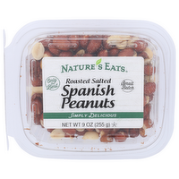 Nature's Eats Roasted Salted Spanish Peanuts - 9 Ounce