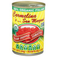 CARMELINA 'E…SAN MARZANO Organic Italian Chopped Tomatoes In Puree San Sweet - 14.28 Ounce