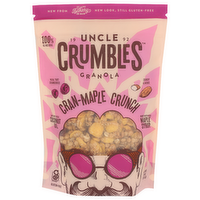 Uncle Crumbles Maple, Vanilla, And Cooked Sugar Cranberry, Almond Crunchy Cran-Maple Crunch Granola - 11 Ounce
