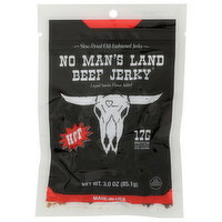 No MAN's Land Beef Jerky Hot - 3 Ounce