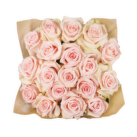 18 Stem Pink Roses - 1 Each