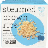 Grain Trust Steamed Brown Rice Whole - 10 Ounce - 3 Count