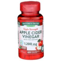 Nature's Truth Vitamins Apple Cider Vinegar Triple Strength - 60 Count