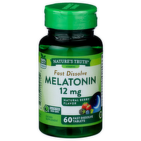 Nature's Truth Vitamins Natural Berry Flavor Fast Dissolve Melatonin - 60 Count