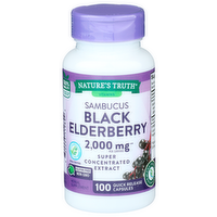 Nature's Truth Vitamins Sambucus Black Elderberry - 100 Count