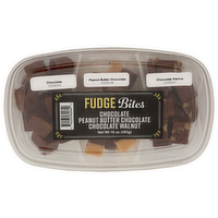 Fudgeamentals Chocolate, Peanut Butter Chocolate Walnut Variety Tray 6 - 16 Ounce