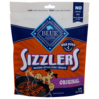 Blue Sizzlers Original Bacon-Style Dog Treats - 6 Ounce
