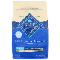 The Blue Buffalo Co. Chicken And Brown Rice Recipe Adult Natural Food For Dogs - 5 Pound