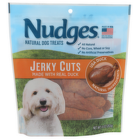 Nudges Made With Real Duck Jerky Cuts Natural Dog Treats - 10 Ounce