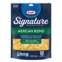 Kraft Signature Thick Shreds Mexican Blend Cheese Bag - 8 Ounce