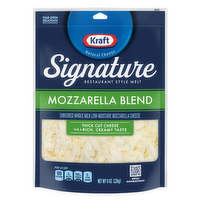 Kraft Signature Thick Shreds Mozzarella Blend Cheese Bag - 8 Ounce