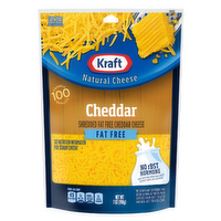 Kraft Fat Free Cheddar Natural Cheese Bag - 7 Ounce