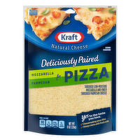 Kraft Deliciously Paired Mozzarella & Parmesan Shredded Cheese For Pizza Bag - 8 Ounce