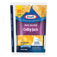 Kraft Colby Jack Natural Cheese Slices - 8 Ounce