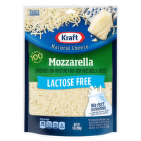 Kraft Mozzarella Lactose Free Shredded Cheese - 7 Ounce