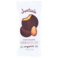 Justin's Almond Butter Cups Dark Chocolate - 0.7 Ounce - 2 Count