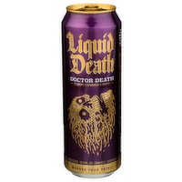 Liquid Death DR. Pepper Flavored Sparkling Water Doctor Can - 19.2 Fluid Ounce
