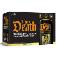 Liquid Death Squeezed To Sparkling Water 6pk - 12 Fluid Ounce - 6 Count