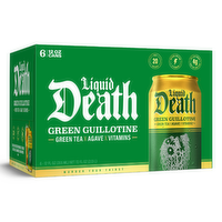 Liquid Death Green Guillotine Green Tea - 12 Fluid Ounce - 6 Count