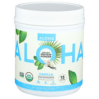 Aloha Vanilla Organic Protein Powder - 18.25 Ounce