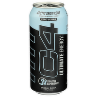 C4 Acrtic Snowcone Carbonated Ultimate Energy Carb - 16 Fluid Ounce