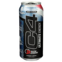 C4 Freedom Ice Carbonated Ultimate Energy Carb - 16 Fluid Ounce
