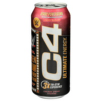 C4 Berry Powerbomb Carbonated Ultimate Energy Carb - 16 Fluid Ounce