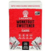 Lakanto Monkfruit Packets X 30 Sweetener Classic 90 X30 - 0.106 Ounce - 30 Count