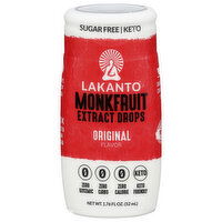 LAKANTO Original Liquid Monkfruit Extract Drops Monk Fruit Sweetener - 1.76 Fluid Ounce