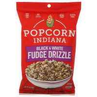 Popcorn Indiana Sweet, Cocoa Aroma Black & White Fudge Drizzle Pillow Bag Pi Drizzled - 6 Ounce