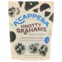 A'CAPPELLA Chocolate Cookies N Cream Knotty Grahams - 4.5 Ounce