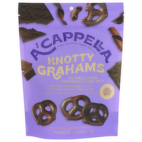 A'CAPPELLA Chocolate Dark Sea Salt Knotty Grahams - 4.5 Ounce