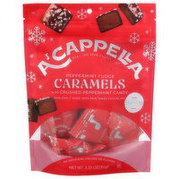 A'cappella Peppermint Fudge Caramels - 3.25 Ounce