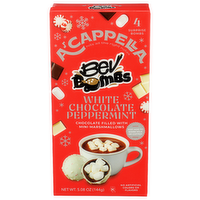 A'Cappella Chocolate Bomb, White Chocolate Peppermint