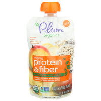 Plum Organics® Fruit & Veggie Blend Mango, Banana, White Bean + Chia 4oz Pouch