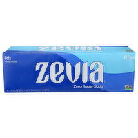 ZEVIA Zero Sugar Cola Soda - 12 Fluid Ounce - 12 Count