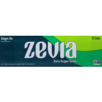 Zevia Ginger Ale Soda - 12 Fluid Ounce - 12 Count