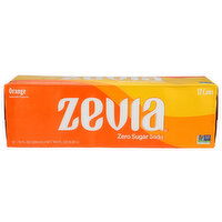 Zevia Zero Sugar Orange Soda - 12 Fluid Ounce - 12 Count