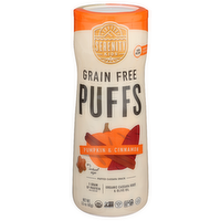 Serenity Kids Pumpkin Puff Puffs, Veggie And Cinnamon Grain Free - 1.5 Ounce