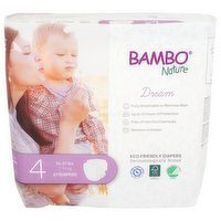 Bambo Nature Diapers Baby Size 4 - 27 Count