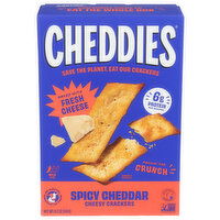 Cheddies Spicy Cheddar High Protein Cheese Crackers - 4.2 Ounce